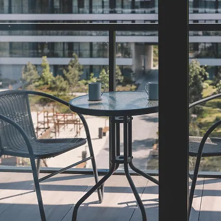 아파트 Przy Plazy W Rogowie, Miedzy Morzem Baltyckim A Jeziorem Resko, Otoczone Lasem I Cisza - 2homerent 로고보